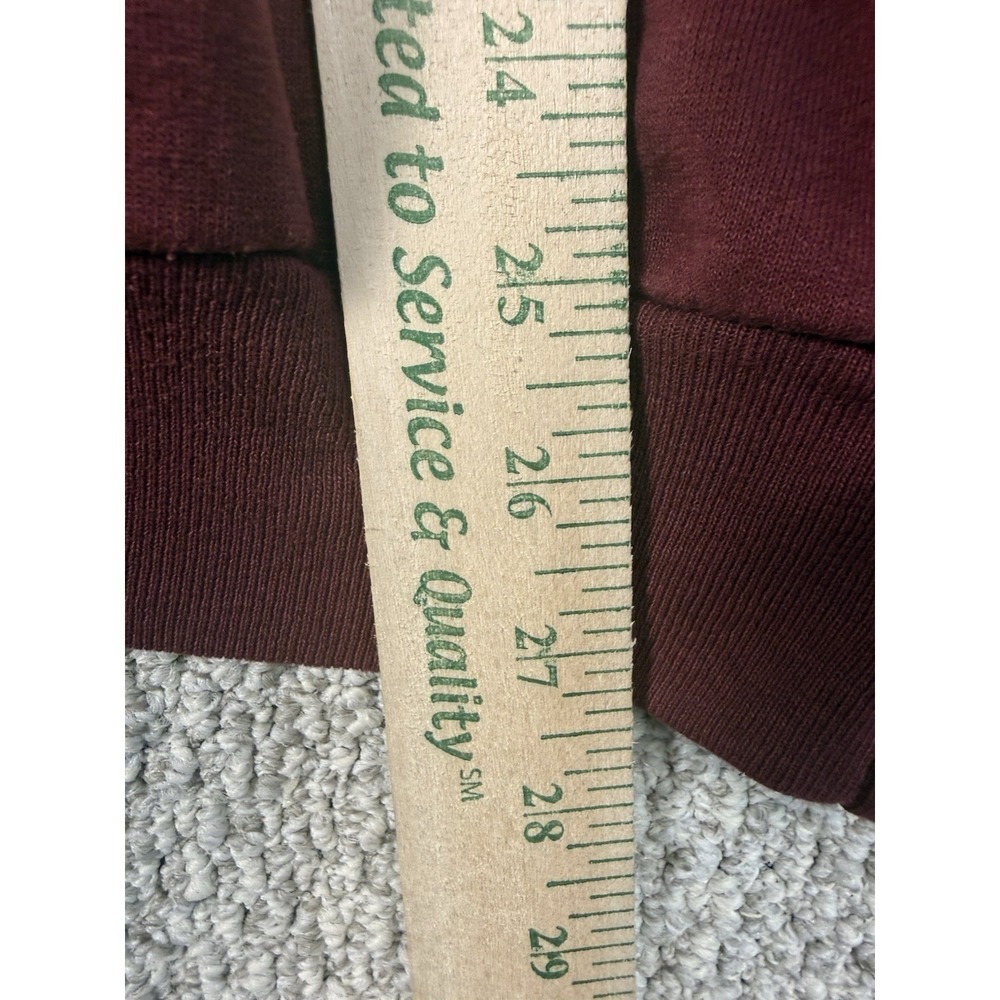 Vintage Y2K Golf Crewneck Sweatshirt Embroidered Golf Bag Burgundy Men's XXL - Picture 5 of 8